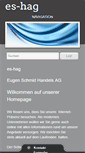 Mobile Screenshot of es-hag.ch